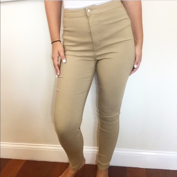 High Waist Skinny Stretchy Pants - Picture 7 of 8
